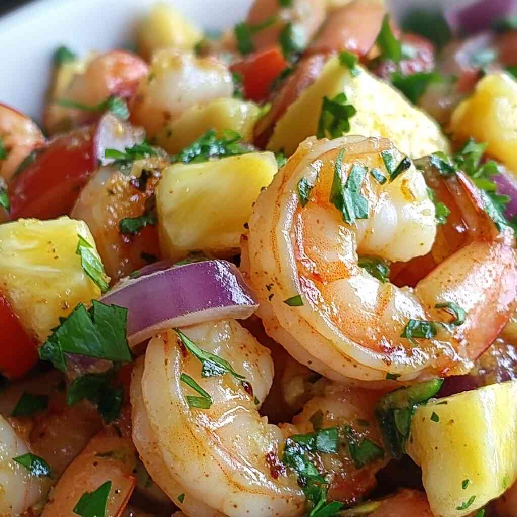 Tropical Shrimp and Pineapple
